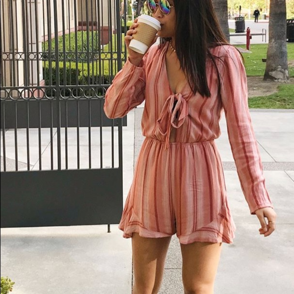 Charlotte Russe Long Sleeve Romper